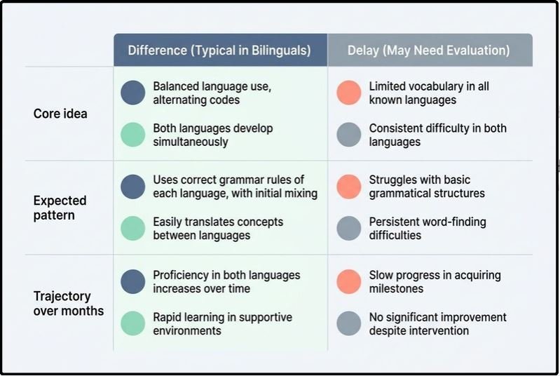 receptive vs expressive language bilingual children