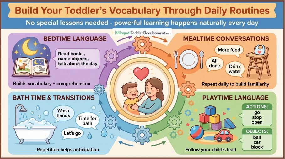 Daily Routines That Build Toddler Vocabulary